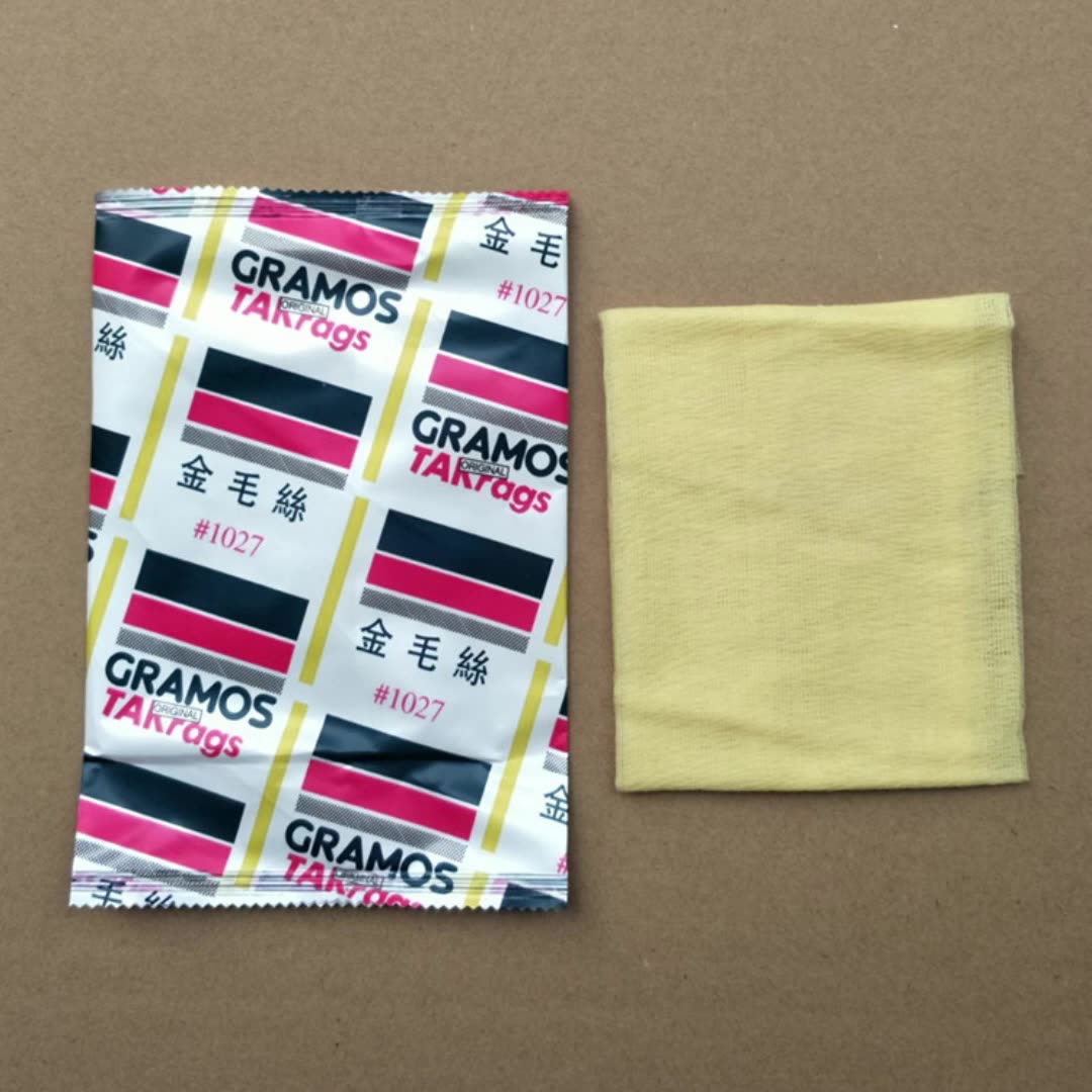 廣州汽車噴漆除塵布 金毛絲1027粘塵抹布批發 粘性不掉毛粘塵布